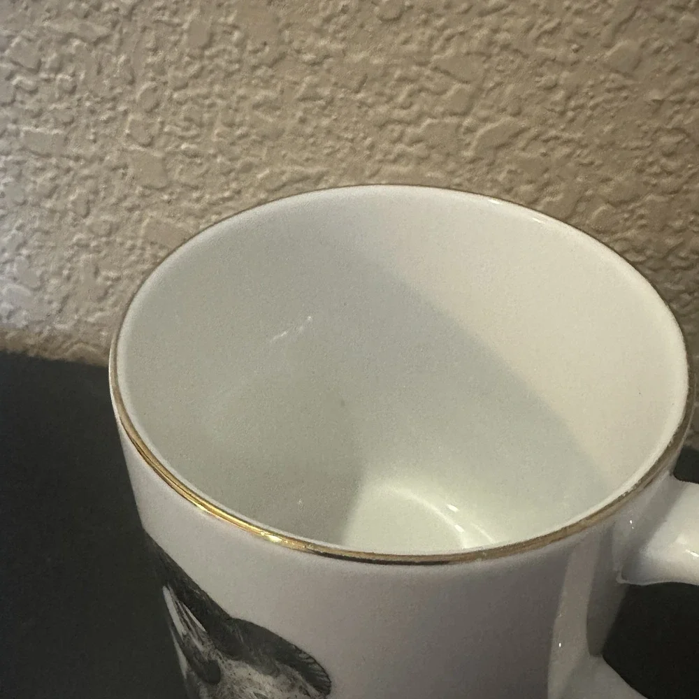 Rachel Kozlowski + West‎ Elm Gilded Dapper Animal Ram Mug Coffee Cup